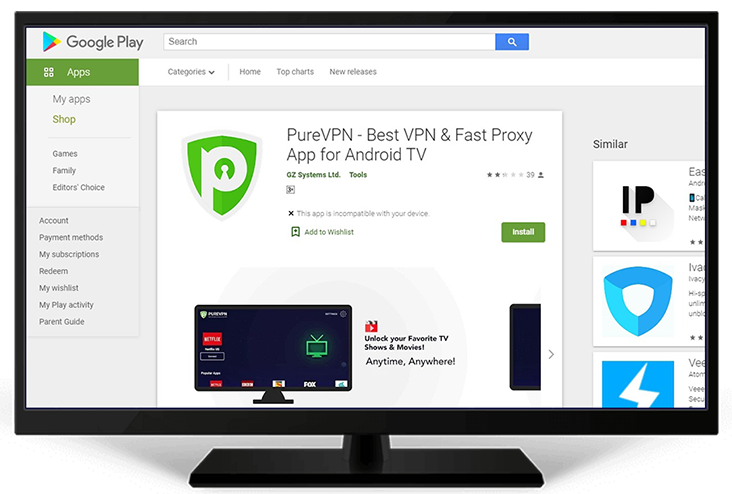 purevpn app download for android tv box